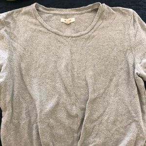 Madewell Tie Front Top
